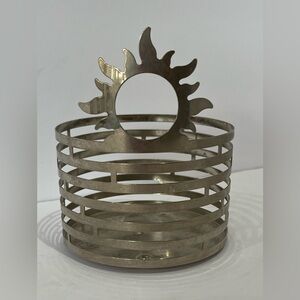 Vintage Bath & Body Works Sun 3 Wick Candle Holder